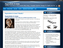 Tablet Screenshot of hypnotistsiniowa.com